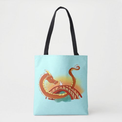 A Curious Encounter Between Friends Tote Bag
