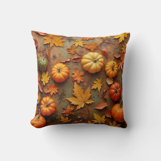 a cushion that represents autumn