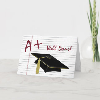 A+ Custom Graduation Card