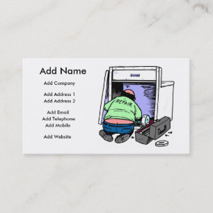 A Customizable Repairman Business/Profile Card
