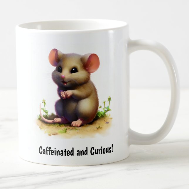 A Cute 3D Painted Mouse Coffee Mug (Creator Uploaded)