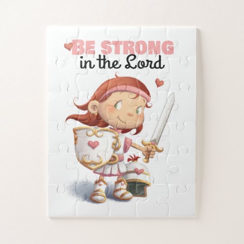 A cute Armor of God girl puzzle
