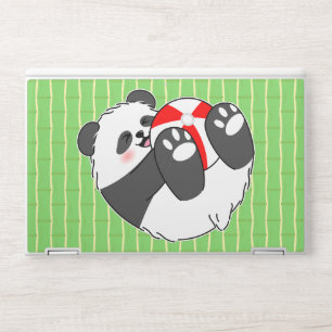 A Cute Baby Panda Playing with a Ball HP Laptop Skin
