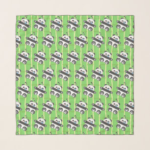 A Cute Baby Panda Sleeping Peacefully Scarf
