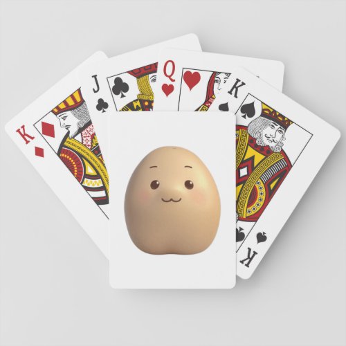 A Cute Baby Potato Poker Cards