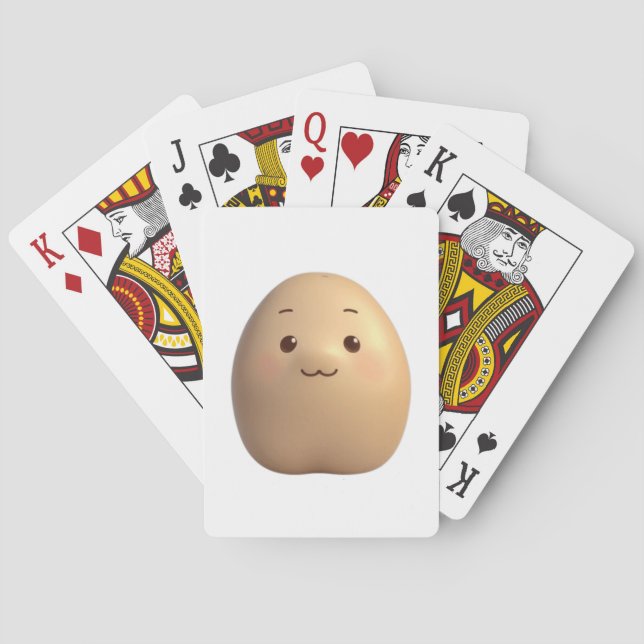 A Cute Baby Potato Poker Cards (Back)
