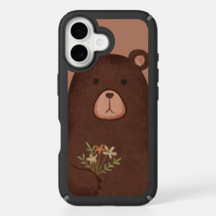 a cute bear iPhone 16 Cases