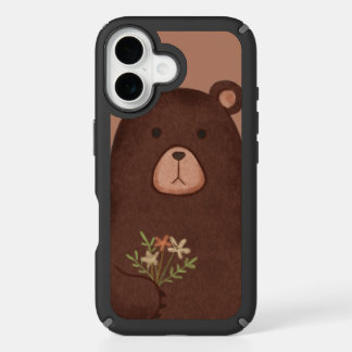  a cute bear iPhone 16 Cases
