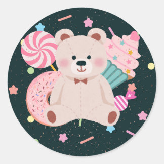 A cute bear sticker
