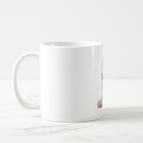 A cute beautiful proud unicorn  coffee mug