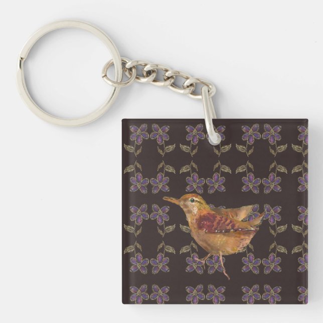 A cute bird  keychain (Front)