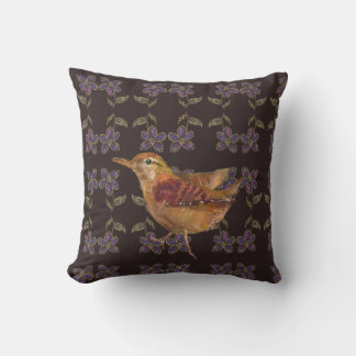 A cute bird  throw pillow