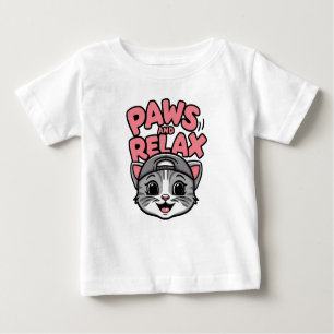 a cute cat face baby T-Shirt
