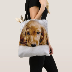 A Cute Cocker Spaniel Tote Bag