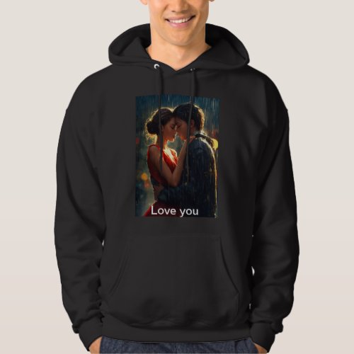  A cute couple Lovebirds Unite design hoodie