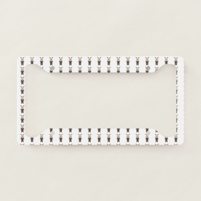 A cute deer license plate frame (Front)