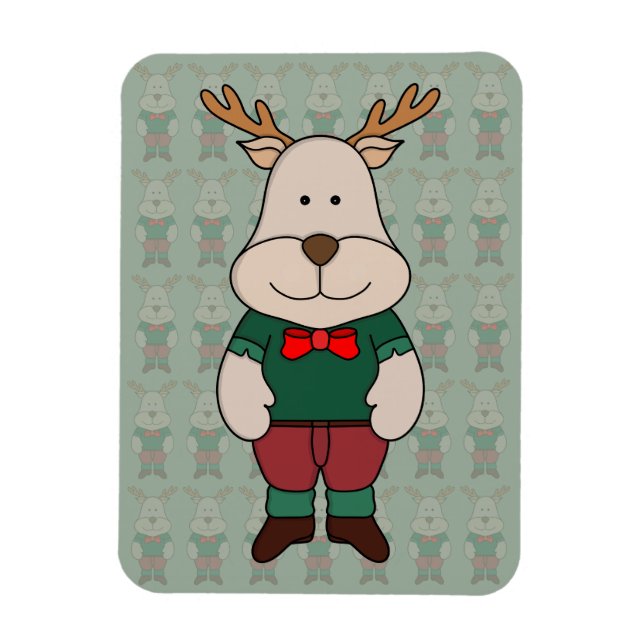 A cute deer magnet (Vertical)