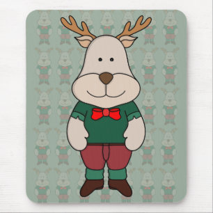 A cute deer mouse pad