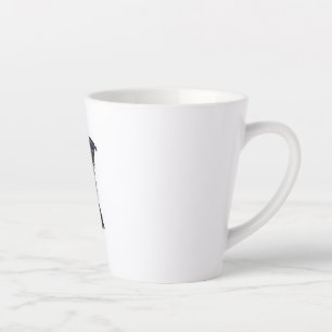A cute dog Border Collie Latte Mug