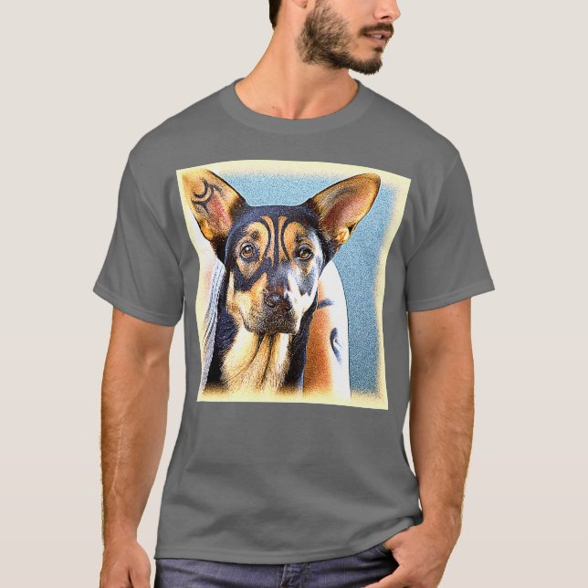 "A Cute Dog" Cute Photo. Buy Now T-Shirt (Front)