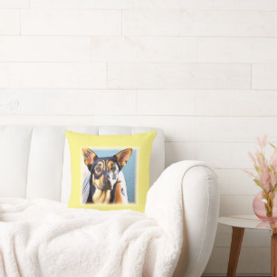"A Cute Dog" Cute Photo. Buy Now Throw Pillow