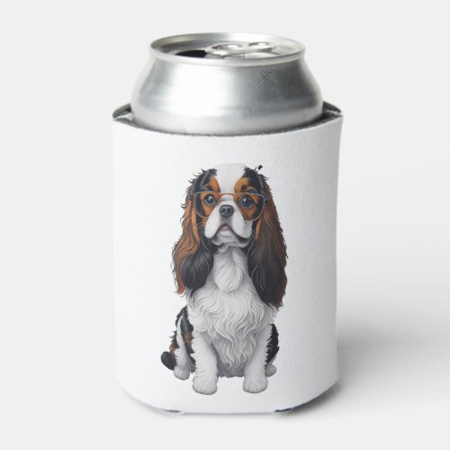 A cute dog King Charles Spaniel Can Cooler