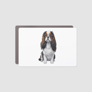 A cute dog King Charles Spaniel Car Magnet