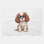 A cute dog King Charles Spaniel COPY Kitchen Towel