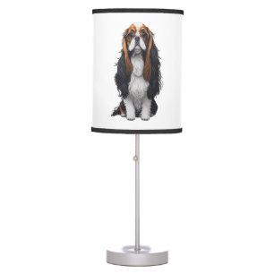 A cute dog King Charles Spaniel  Table Lamp