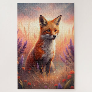 A Cute Forest Red Fox Jigsaw Puzzle