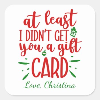 A Cute Funny Typography Christmas Gift Tags Xmas by Wise_Crack at Zazzle