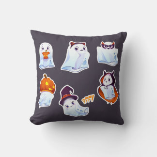 A cute ghost pillow