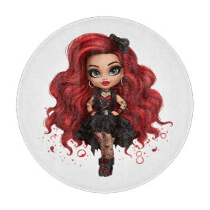 A Cute Girl Halloween Design Collection 16 Cutting Board