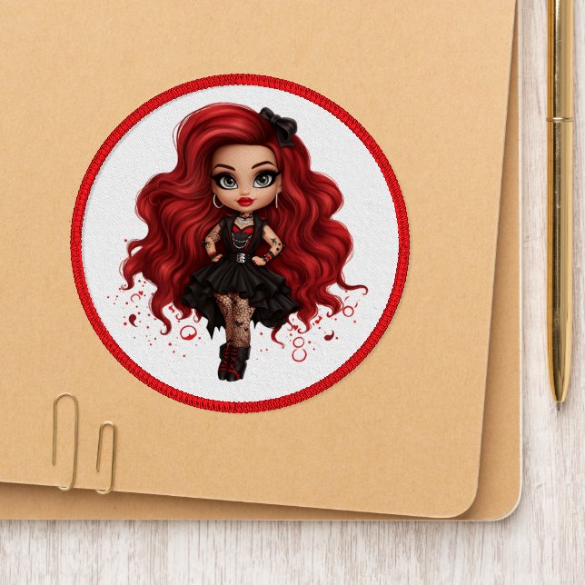 A Cute Girl Halloween Design Collection 16 Patch (On Shoe Tip)