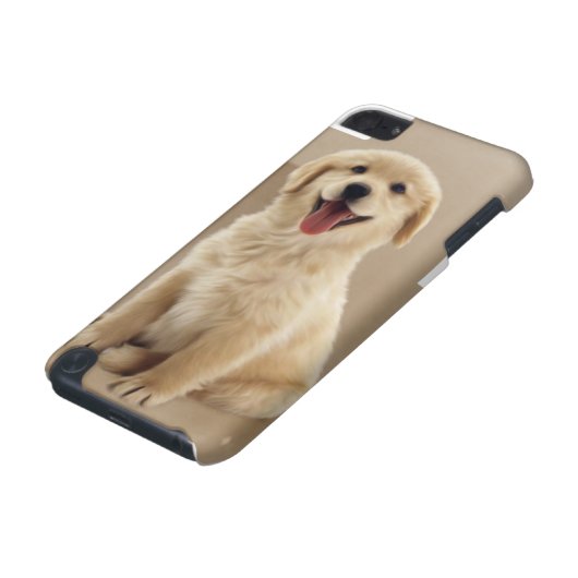 a cute golden Retriever Puppy iPod Cases (Bottom)