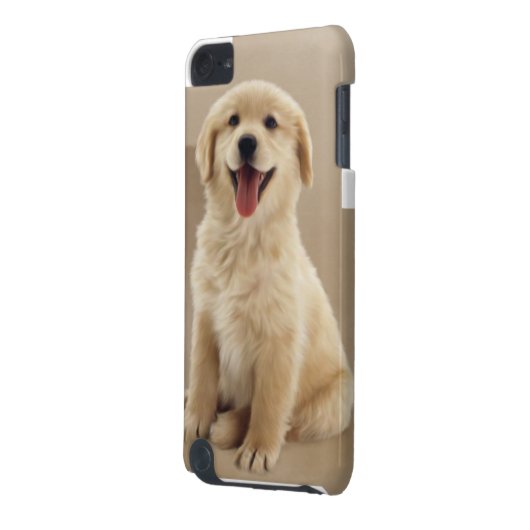 a cute golden Retriever Puppy iPod Cases (Back Left)