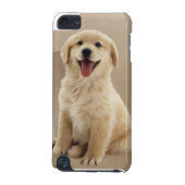 a cute golden Retriever Puppy iPod Cases (Back)