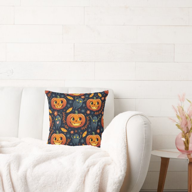 A cute Halloween cushion (Couch)