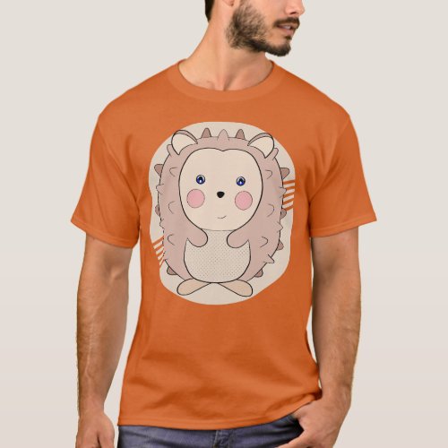 A cute hedgehog T_Shirt