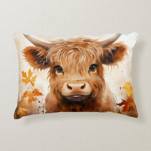 A Cute Highland Cow Series Design 1 Accent Pillow