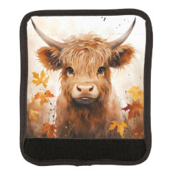 A Cute Highland Cow Series Design 1 Luggage Handle Wrap