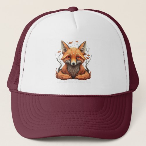 A Cute japanese Fox Trucker Hat
