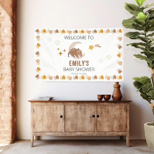 A Cute Little Dinosaur Baby Shower Welcome Banner