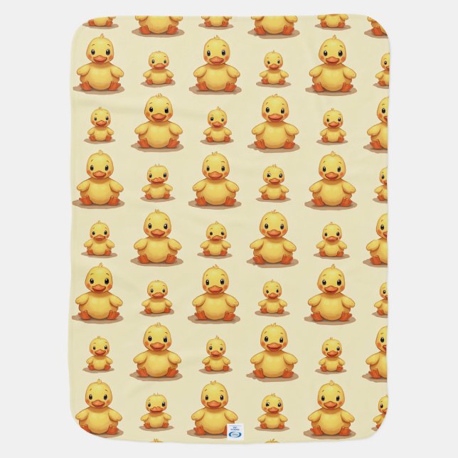 a cute little duck blanket (Back)