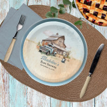 A Cute Little Farmer Baby Shower Paper Plates