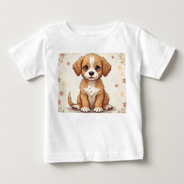 a cute little puppy baby T-Shirt (Front)