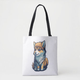 A Cute Little Puppy Tote Bag