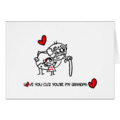 A cute love card for your Grandpa! (Front Horizontal)