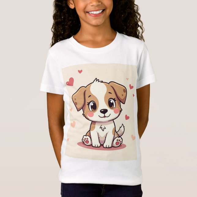a cute puppy T-Shirt (Front)