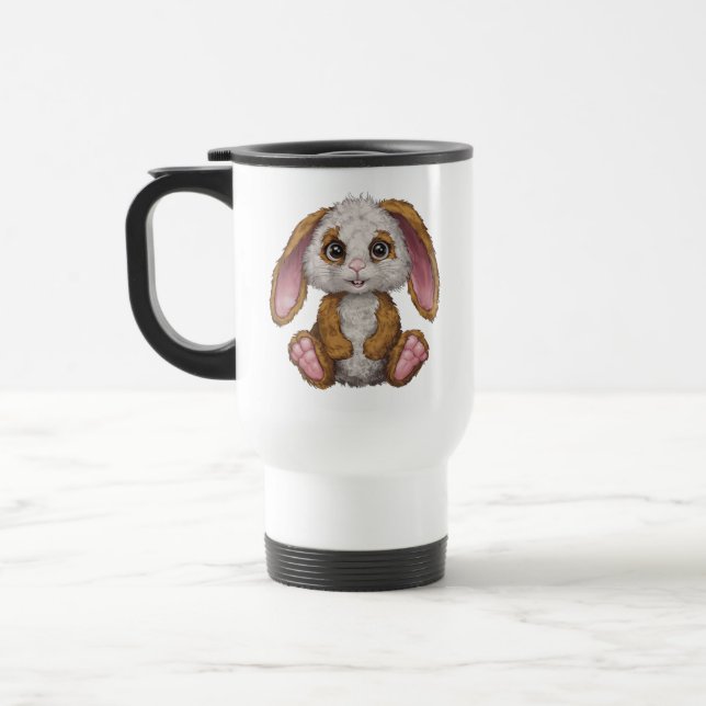 A cute rabbit mug desgin (Left)